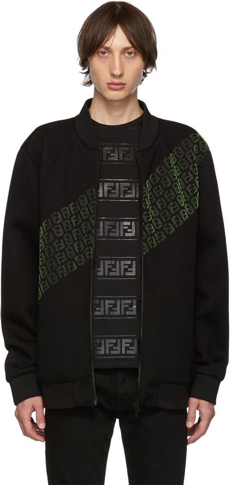 fendi ff track jacket|Blouson .